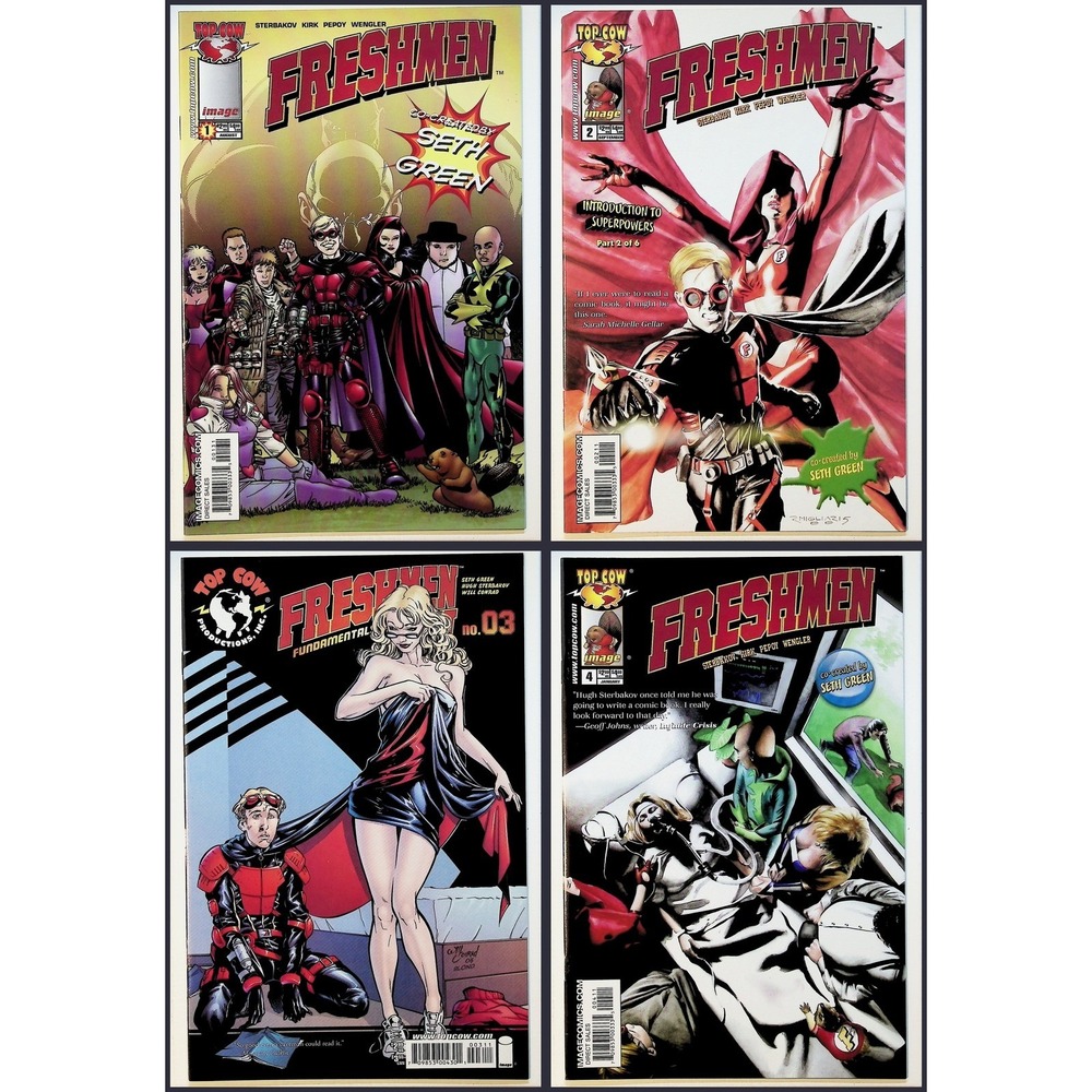 Freshmen Comic‎ Lot (11) Top Cow Seth Green Fundamentals I & II + Special